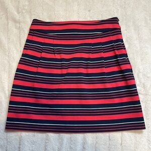 Banana Republic pull on skirt Striped Stretchy Mini Skirt
